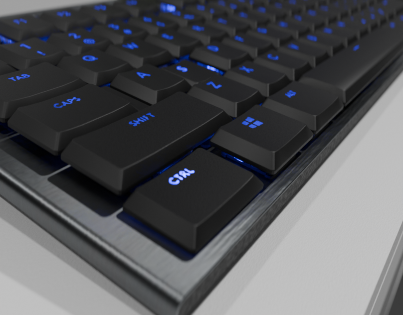 3D keyboard